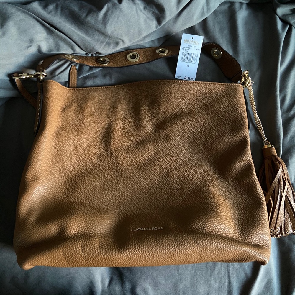 SOLD Michael Kors Brooklyn Bag in Acorn